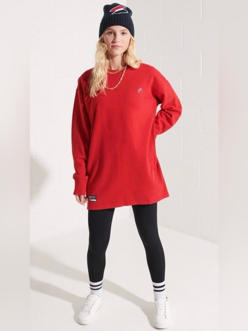Superdry Code Oversized Crewneck Sweatshirt
T- Shirt Dress M/L Red